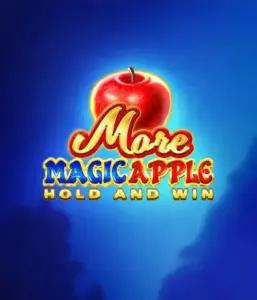 Discover the spellbinding allure of More Magic Apple Hold and Win Slot by 3 Oaks Gaming, showcasing a shimmering red apple against a vivid blue background. This image conveys the game's theme of enchantment and wonder. Perfect for lovers of magical themes, the vibrant color scheme and attractive artwork ensure it captures attention. 