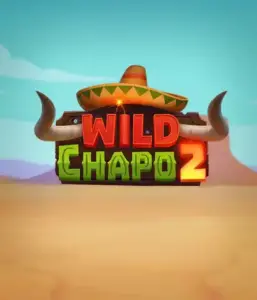 Embark on the colorful Mexican desert with the Wild Chapo 2 game by Relax Gaming, highlighting a whimsical bull wearing a sombrero set against a serene desert backdrop. This image portrays the fun and adventure of the game, perfect for players who enjoy unique themes, delivering a delightful play experience.